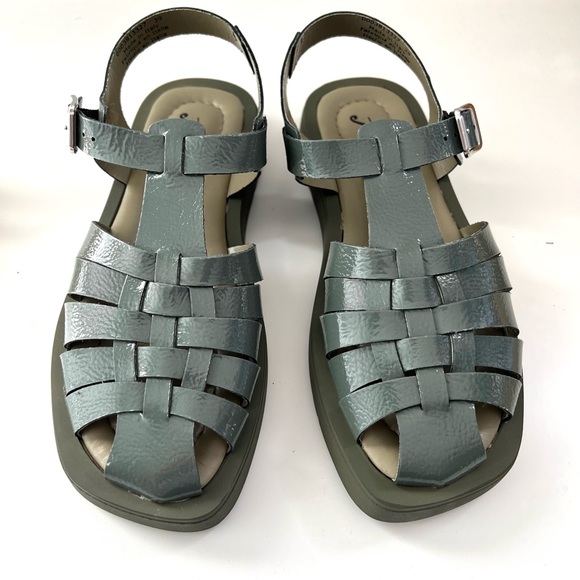 🌟FREE PEOPLE Finn Fisherman Platform Sandals-Sea Serpent color-Size 8 & 9 - Picture 14 of 15